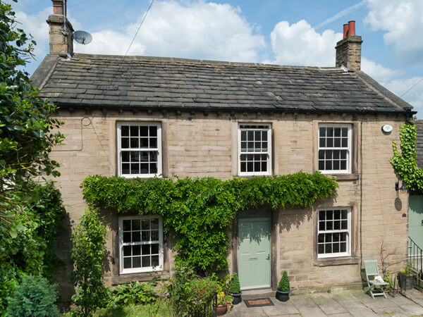 Large cottage with heritage windows