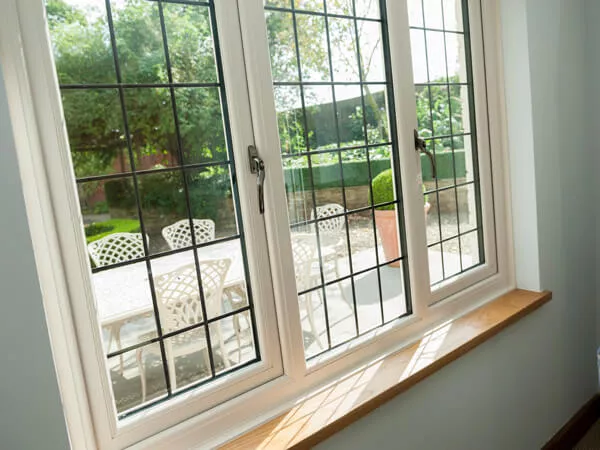 Cream UPVC Lead Finish Windows