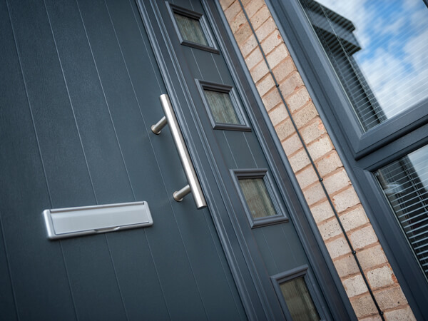 Grey UPVC Windows & Composite Door